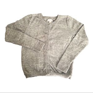 Cat & Jack Girls Grey Cardigan Size 7-8